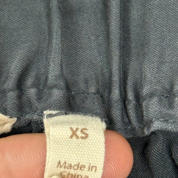 Soft Surroundings Womens Wide Leg Pull On Dark Gray Soft Cool Fabric Pants XS - Picture 15 of 16